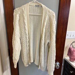 Vintage knit cardigan sweater